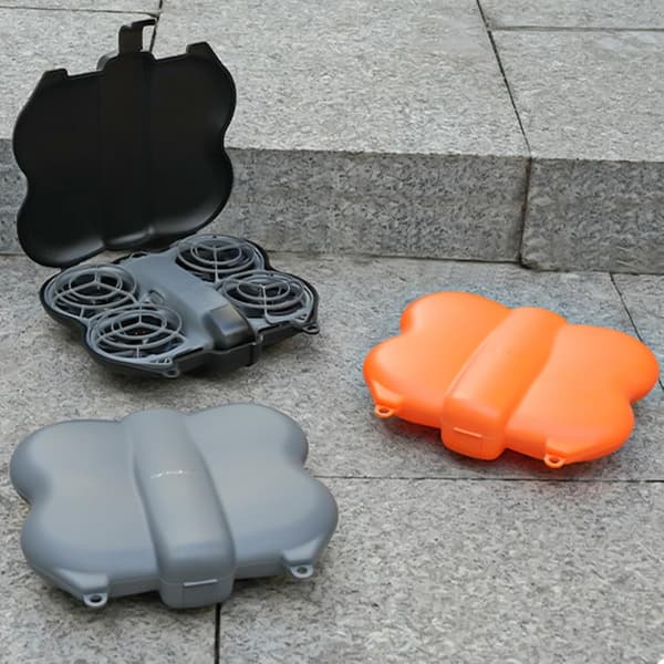 Plastskyddsväska/drönarskyddsfodral NEO 2 kompakt bärbart drönartillbehör, lättvikt, grå. gray