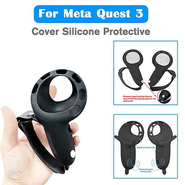 Hot New Cover Cover För Oculus/meta Quests 3 Handl White One-size