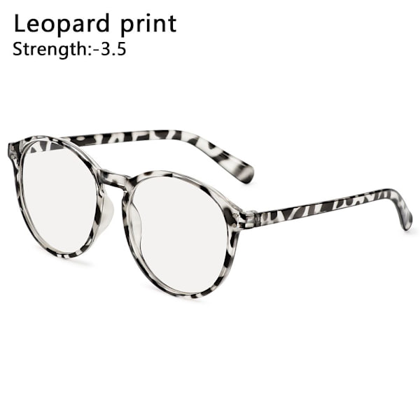 -1.0~-4.0 Myopi Briller LEOPARD PRINT STYRKE 3.50 leopard pri leopard print Strength 3.50-Strength 3.50