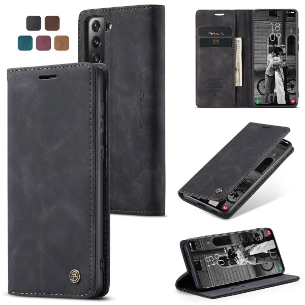 Kompatibel med Samsung Galaxy S21 5g Deksel Flip Magnetisk Stativ Telefondeksel For Samsung Galaxy S21 5g Cover szq{EE}