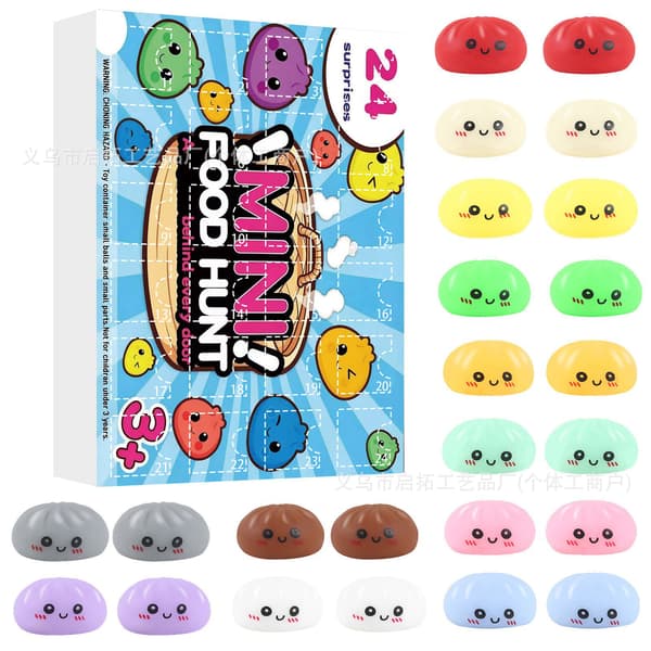 Maltose Squishy Dumpling Fidget Blind Box – Stressavlastende Klemmeleke for Voksne twenty three