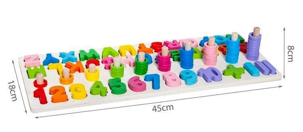 Lær alfabetet / Kognitivt legetøj til børn - Pædagogisk multifärg multicolor