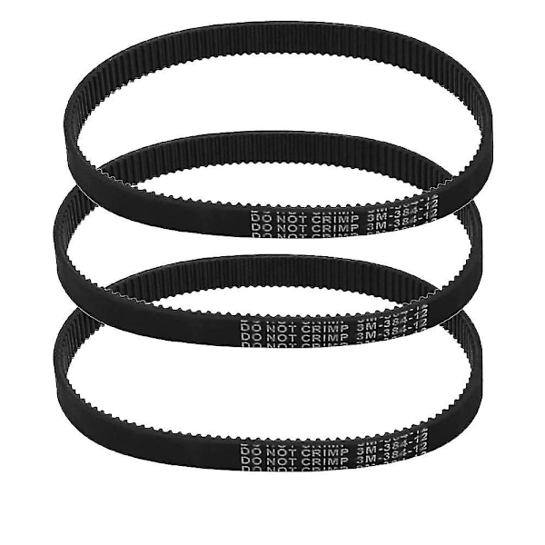 3 pcs 3m-384-12 drive belt for electric bike E-bike scooter motorcycle