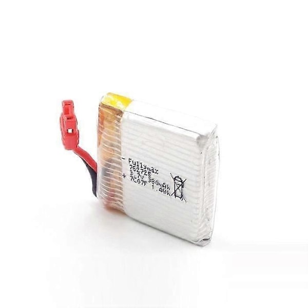 2 stk Oppgraderingsbatteri for Syma X21 X21w X26 X26a Drone Reservedeler Rc Tilbehør 3.7V 380