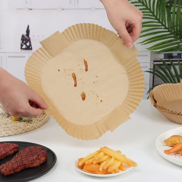 50 stk Air Fryer Papir Engangs Bagepapir