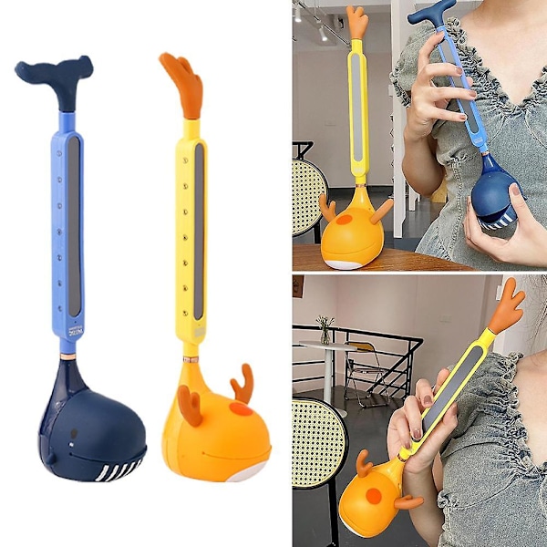 Otamatone Japansk Elektronisk Musikk Instrument Bærbar Synthesizer Elektrisk Padde Funny Toys for Boys Girl Jul G X7B8 Gul Yellow China