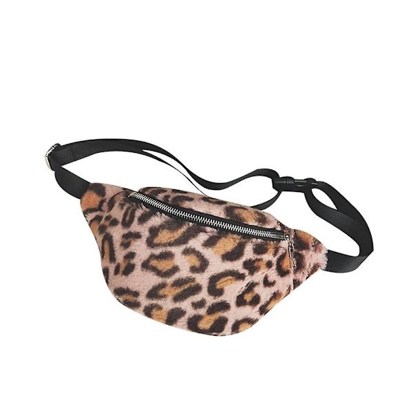 1 stk. Skuldertaske Mode Leopardmønster Taljetaske Brysttaske Messenger Taske til Daglig Shopping Rejse