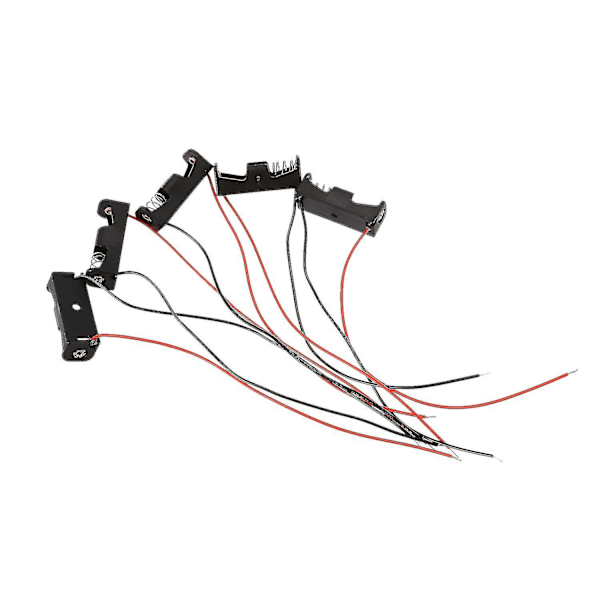 5 st 1 23a A23 12v Batterihållare Box Cellhållare Med Kabel