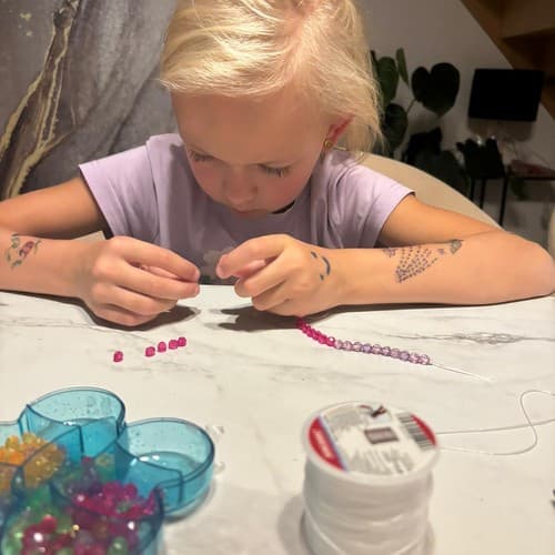 40m Elastisk Tråd for Smykkefremstilling og Håndverk