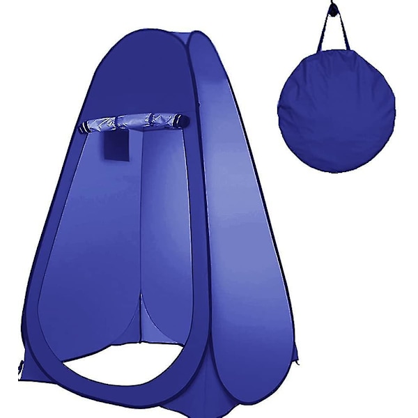 Pop-up ulkoteltta, kannettava suihkuteltta, telttavessa, ulko-pukuhuone blue