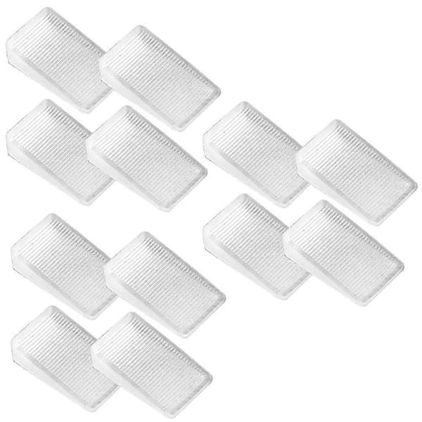 12 stk. Nivelleringsputer for møbelføtter PVC Bordputer Hjem DIY Kile Nivellerer
