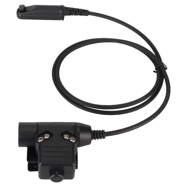 U94 PTT Adapter Kabel 35,4 tum Walkie Talkie Headset Anslutningskabel Passar för Baofeng UV9R UV 9R Plus UV XR BF A58