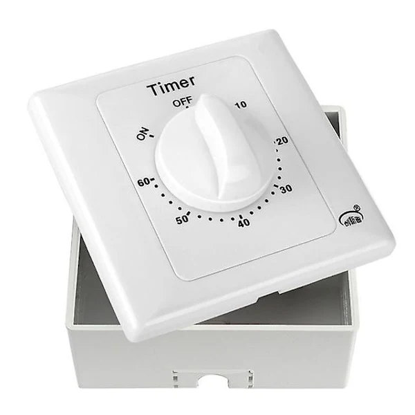 Timer Switch Mechanical Minute Countdown Automatically Shut Off Power 60min-FA- 60min