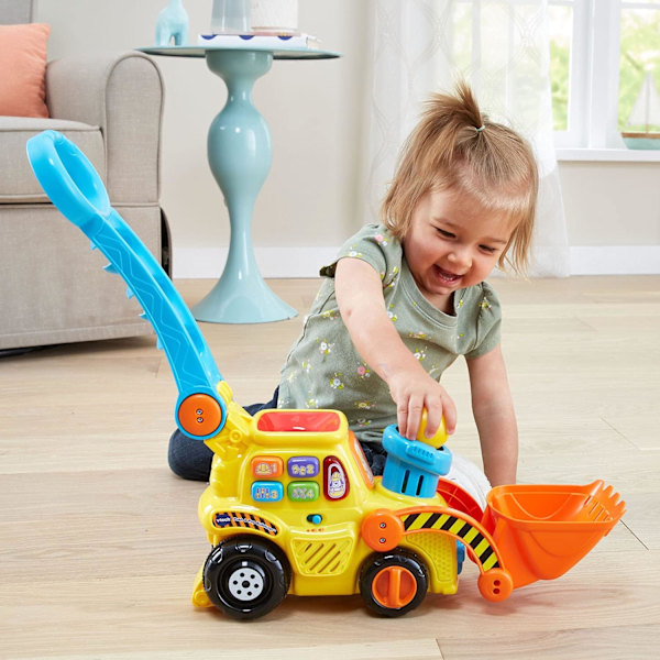 Tryck & Pop Bulldozer, Gul