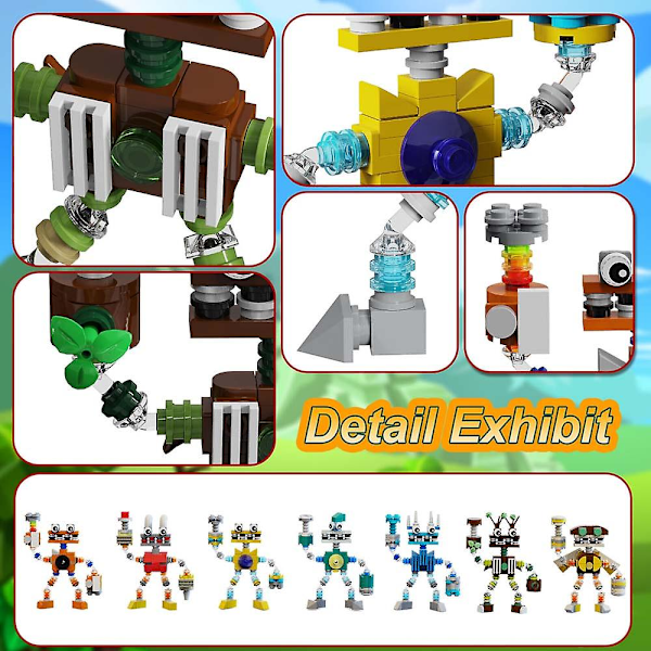 Model Action Figurer Monster Wubbox Film Byggeklodser Sæt Klods Legetøj