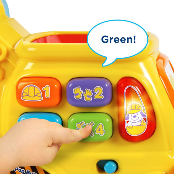 Tryck & Pop Bulldozer, Gul