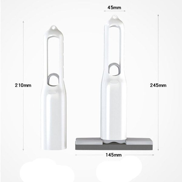 Mini Pressmopp Fönsterglas Rengöringssvampar Handsfree Mopp