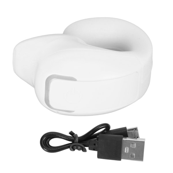 GD28 hörlurar med öppna öron Bluetooth5.3 trådlösa öronklämma IPX4 vattentät hörsnäcka för löpcykling Vit