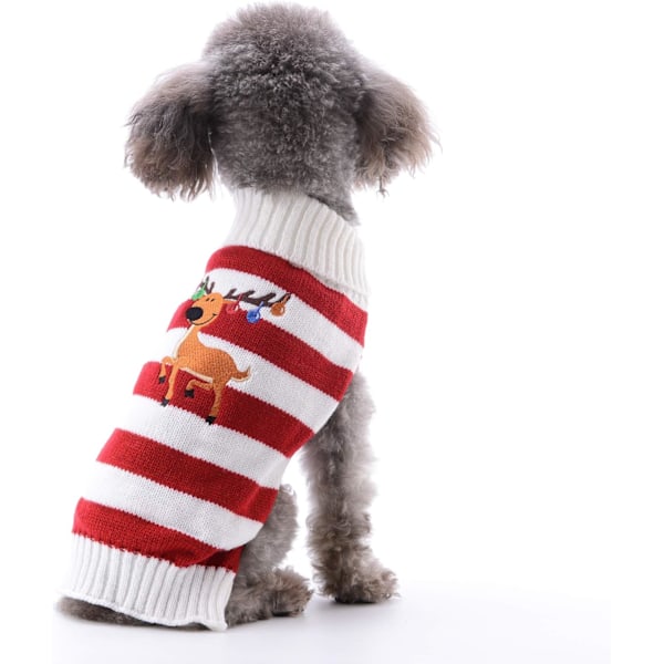 1 stk. varm hunde- og katte sweater julekostume Halloween kostume