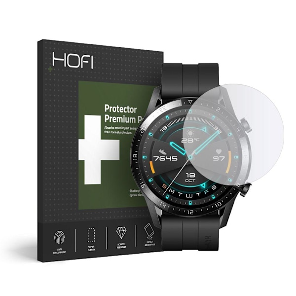 HOFI Huawei Watch GT 2 46 mm Skjermbeskytter Pro+ Herdet Glass