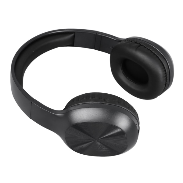Bluetooth hörlurar brusreducering Tung bas Justerbart trådlöst headset för telefondator Svart