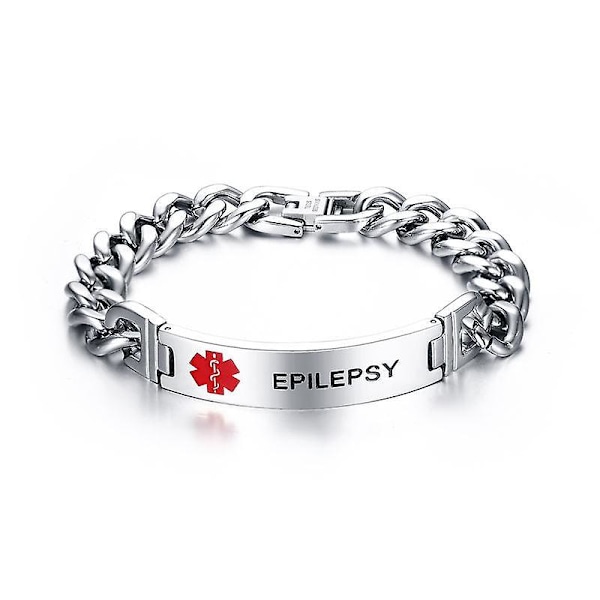 Epilepsi - Medicinsk Nödsituation, ID-Armband EPILEPSY