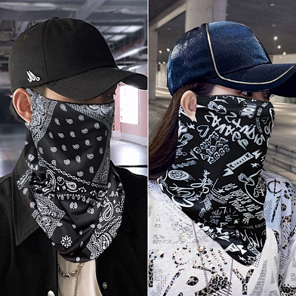 1st Fashion Punk Maske til mænd kvinder sommer ansigt hals UV-beskyttelse 5