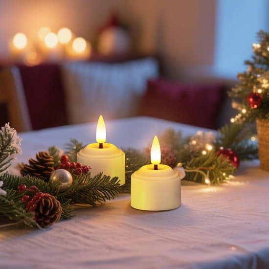 A Set of 6 Rechargeable LED Candles with Flickering Effects – Electronic Candles with Timer and Charging Station
