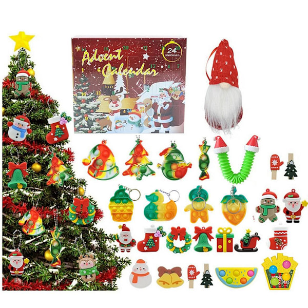 Fidget Pop Adventskalender, Julleksaker