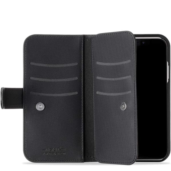 holdit iPhone 11 / XR - Multifunktionel 2-i-1 Magnetisk Etui / Cover - Sort