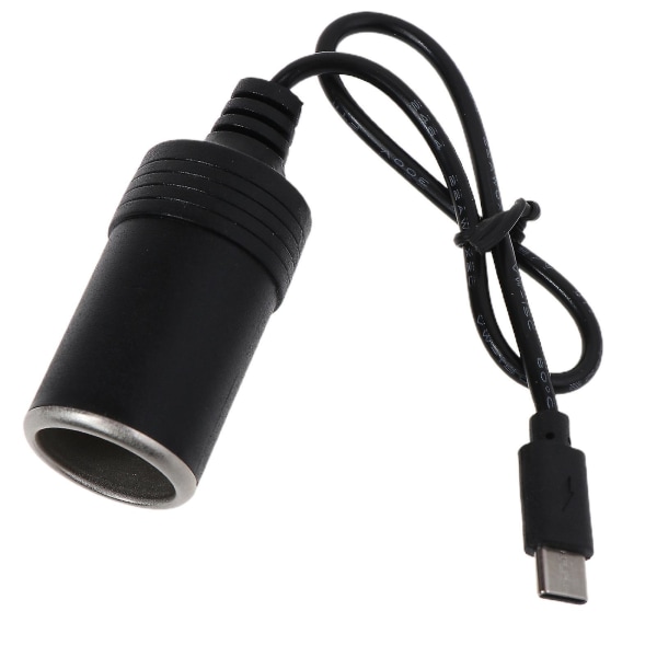 USB C Pd Typ C hane till 12v bil cigarettändaruttag hona step up kabel