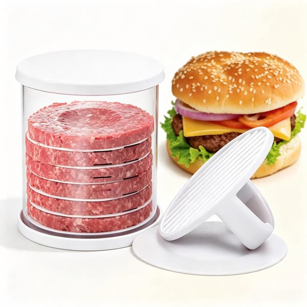 Kreativ hamburgarpress för köket 9-layer hamburger patty maker