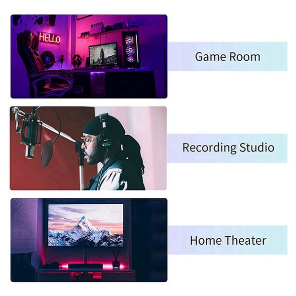 24 stk. Akustisk Skumplade, Studio Wedge Plade, Akustisk Skum Lydisoleret Pyramide Studio Behandling Væg{ee}