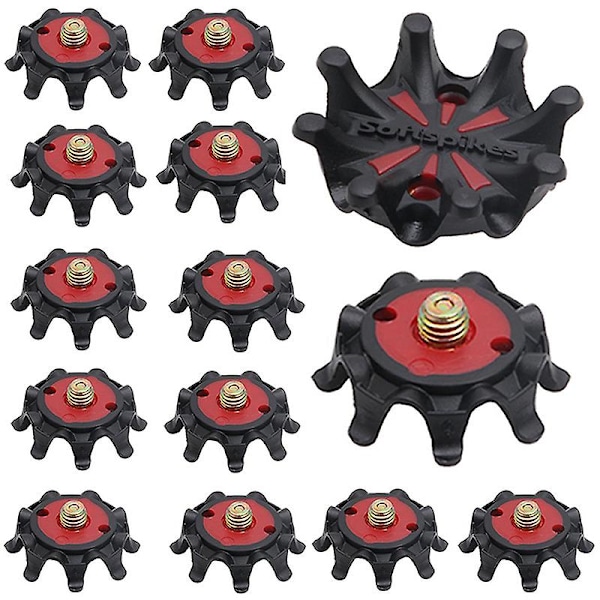 14 stk. Golf Spike Pins Twist Quick Turn Sko Spikes Holdbart Udskiftningssæt Knapper Pins Golfsko Dele{EE}