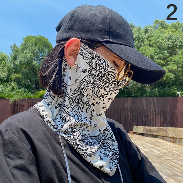 1st Fashion Punk Maske til mænd kvinder sommer ansigt hals UV-beskyttelse 2