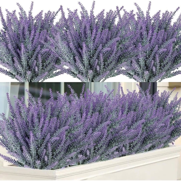 12 kimppua tekokukkia Teko laventelikukat Kotiin Hää Puutarhakoristeluun