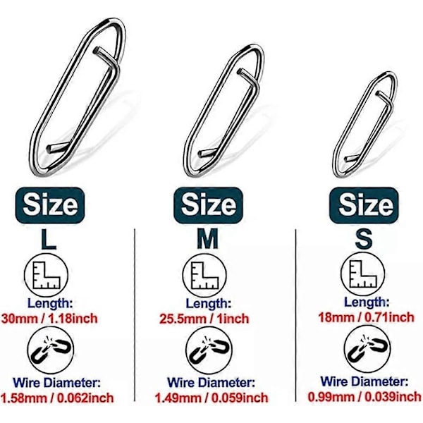 Topwater Co Speed Clips, Topwater Speed Clips, Fiskedrag för ytvatten - Perfekt Silver L