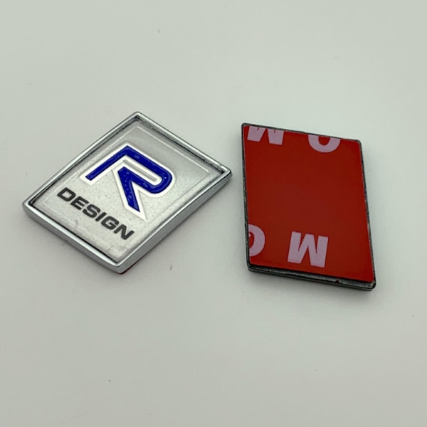 Volvo 3D Metal R Design Logo Emblem Badge Mærkater Bilmærke til Volvo Ocean V40 V60 V90 Xc60 Xc90 Xc40 S60 S90 S80 C30 -xx