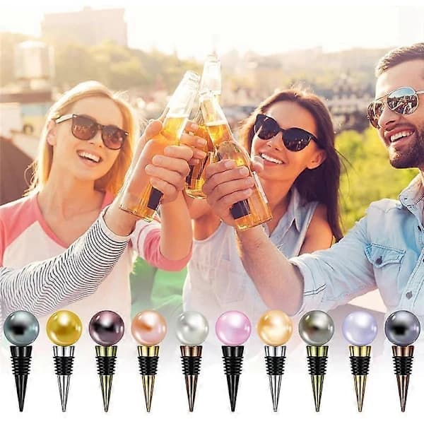 20-pack Blank Bottle Stoppers with Threaded Post Metal Wine Stopper Inserts Set Hardware for Wood You As Shown