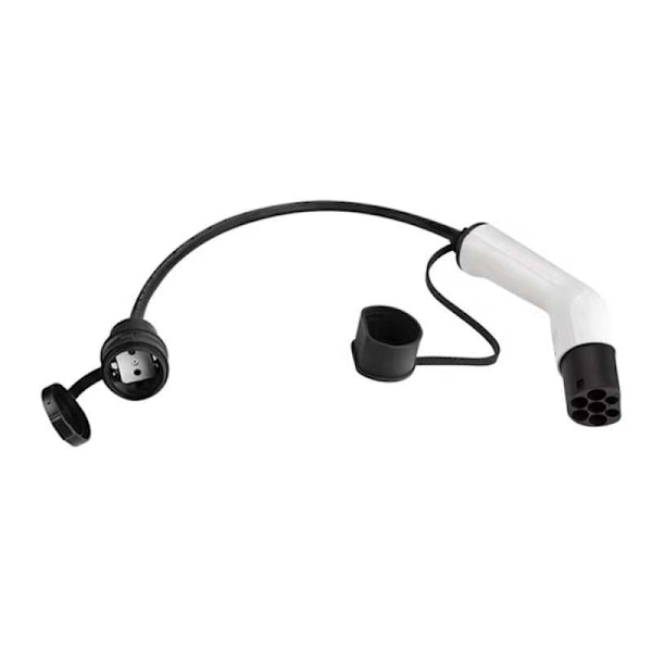 Type 2 til Schuko 16A EV Ladeadapter - Hvit & Svart{hh]