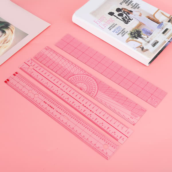 Multifunktionelt sysæt, modedesign illustration lineal tøjmåleværktøj 0.1