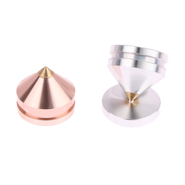 1 Sæt Højttaler Højttaler Spikes Stativ Fødder Absorberende Stiftspids Rose Gold