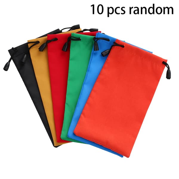 10 stk Solbrilleveske Brilleetui Vanntett 10 pcs random