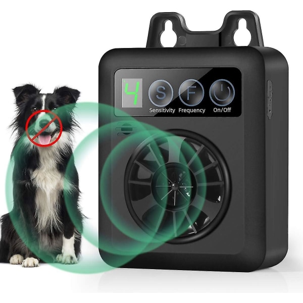 Anti-skällande enhet, 50ft uppgraderad hundskallkontroll med 3 justerbara nivåer, uppladdningsbar ultraljudshundskalle