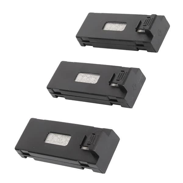 3 stk. dronebatteri 2600mah 3.7v genopladeligt quadcopter drone lithiumbatteri til E88 til børsteløs passer til S13 S1 App8gps 2600mAh