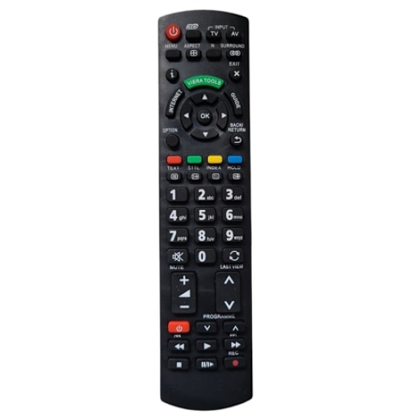 Fjernbetjening til Panasonic TV N2QAYB Sort