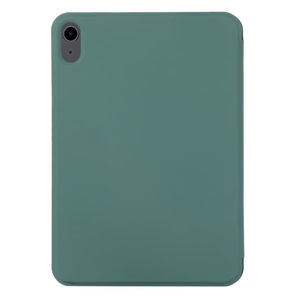 (ee)Case til iPad Air 11 (2024) - Tri-Fold Stand, Læder, Magnetisk, Auto-Væk/Sleep - Matcha Multicolo Multicolor Midnight Green