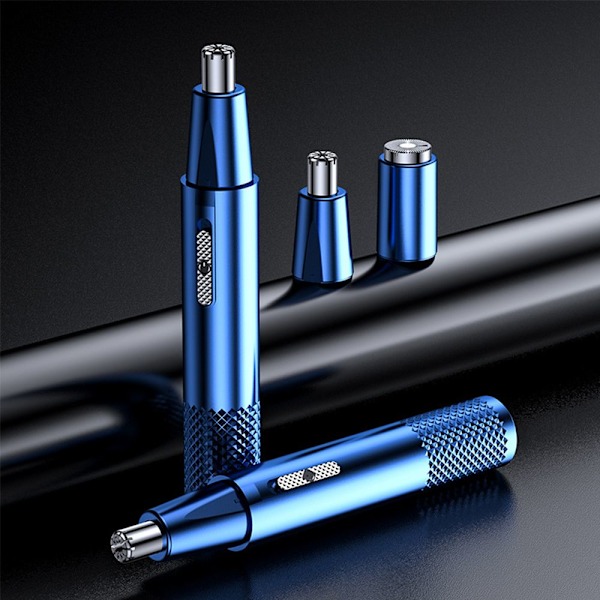 Nesehårstrimmer blue Double cutter head