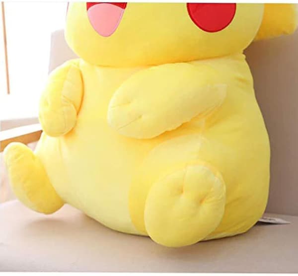 Sød stor Pikachu plyslegetøj, buttede krammelegetøj, 40 cm