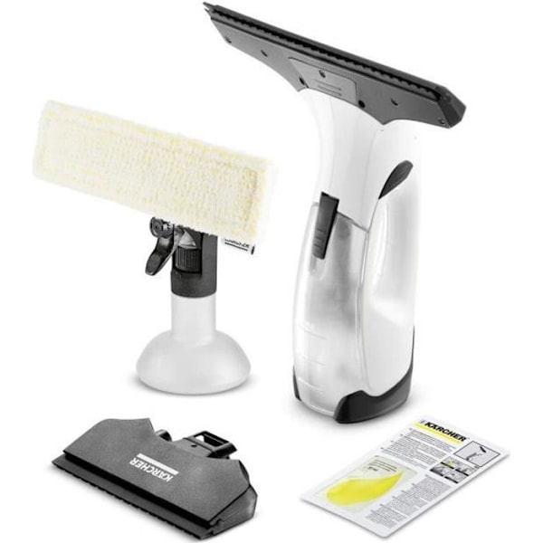 UUSI KARCHER WV 2 Plus - Ikkunapesuri - 2 lastaa (170 mm + 280 mm) - Käyttöaika 35 min - Puhdistaa jopa 105 m² (35
